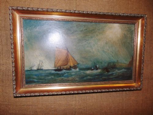 Storm Off Whitby by Fielding Circa 1880