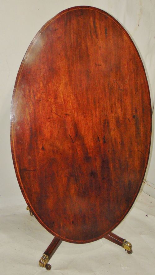 Georgian Mahogany Oval Breakfast Table Circa 1790