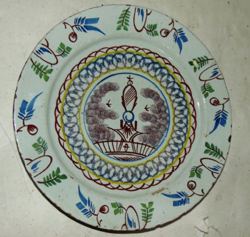 Large Bristol Delft Charger Circa 1760