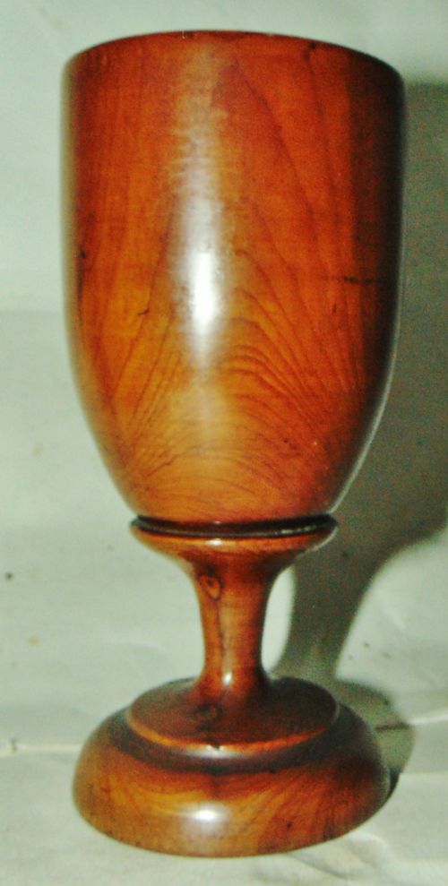 Georgian Yew-wood Goblet Circa 1820