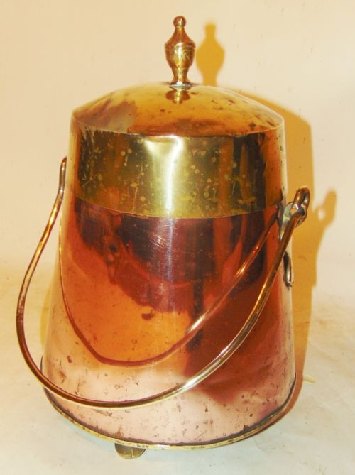 Copper and Brass Dough Pot Circa 1820
