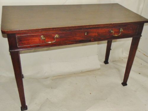 Georgian Mahogany Single Drawer Side Table Circa 1780