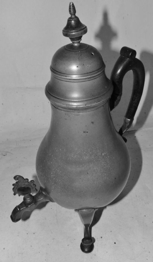 Dutch Pewter Coffee Pot Circa 1780