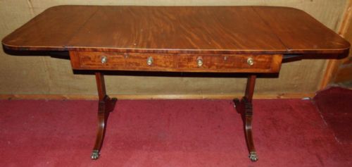 Sheraton Mahogany Sofa Table Circa 1795