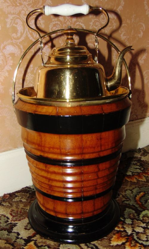 Small Dutch Fruitwood Tea Bucket Circa 1820