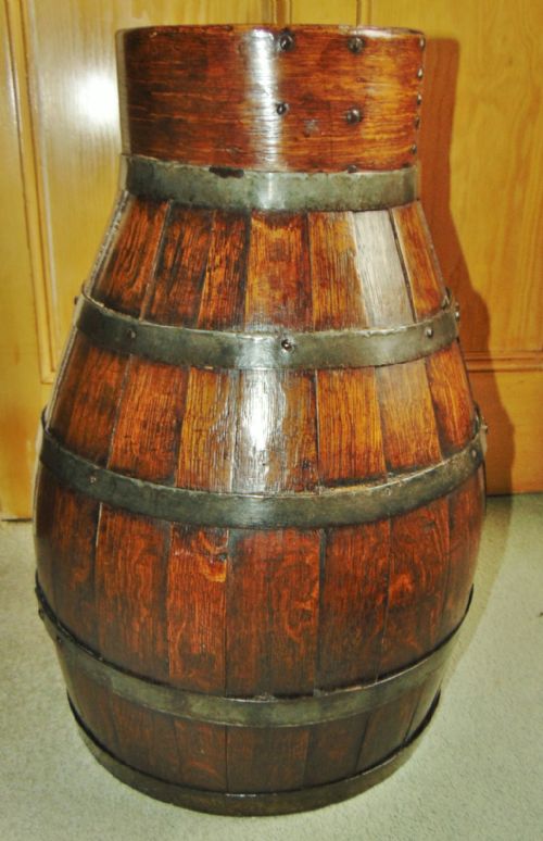 Georgian Somerset Oak Cider Barrel Circa 1780