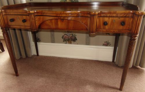 Scottish Regency Mahogany Writing Table Circa 1815
