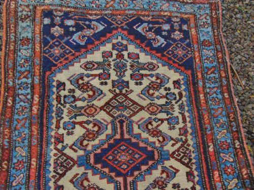 ANTIQUE PERSIAN HAMADAN RUG CIRCA 1920 - ADDITIONAL PHOTO 2