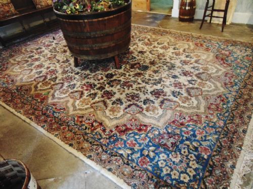 Antique Persian Kirman Carpet Circa 1920