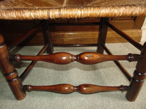 NEW ENGLAND USA CHERRYWOOD ARM CHAIR CIRCA 1770 - ADDITIONAL PHOTO 3