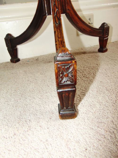 DUTCH MAHOGANY TORCHERE CIRCA 1790 - ADDITIONAL PHOTO 4