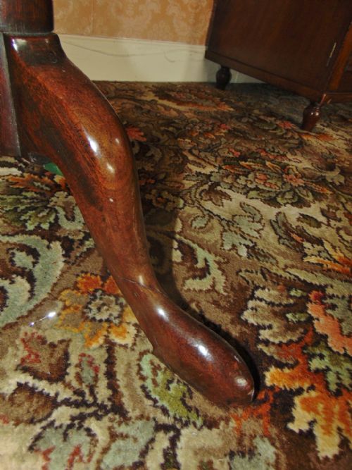 GEORGIAN MAHOGANY DISH TOP TRIPOD TABLE CIRCA 1765 - ADDITIONAL PHOTO 4