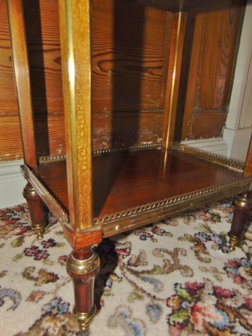 EMPIRE MAHOGANY ETAGERE CIRCA 1860 - ADDITIONAL PHOTO 3