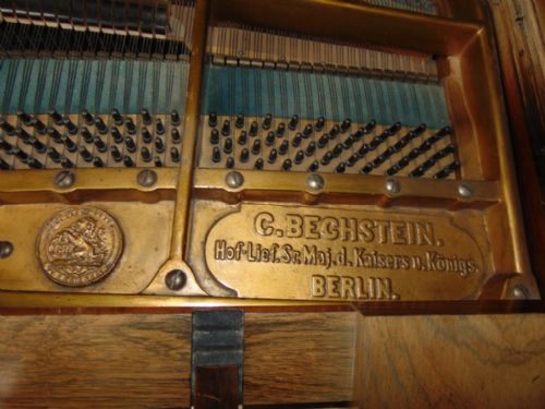 ROSEWOOD CASED GRAND PIANO BY BECHSTEIN CIRCA 1900 - ADDITIONAL PHOTO 1