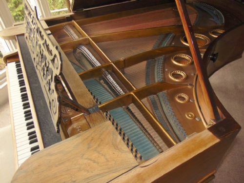 ROSEWOOD CASED GRAND PIANO BY BECHSTEIN CIRCA 1900 - ADDITIONAL PHOTO 7