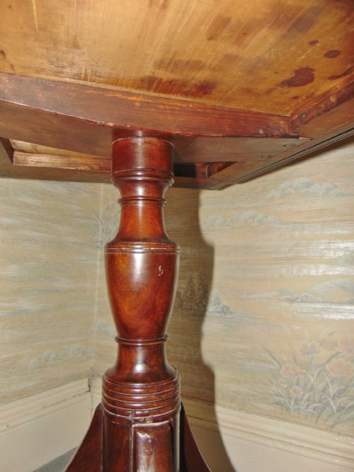 SCOTTUSH GEORGIAN MAHOGANY DROP FLAP TABLE CIRCA 1810 - ADDITIONAL PHOTO 8