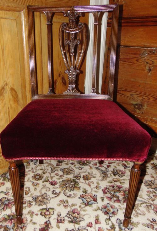 GILLOWS GEORGIAN MAHOGANY CHAIR CIRCA 1810
