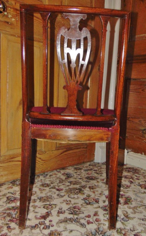GILLOWS GEORGIAN MAHOGANY CHAIR CIRCA 1810 - ADDITIONAL PHOTO 4