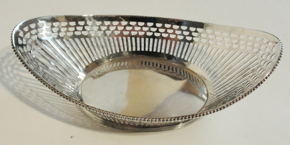 Dutch silver basket. dated 1920
