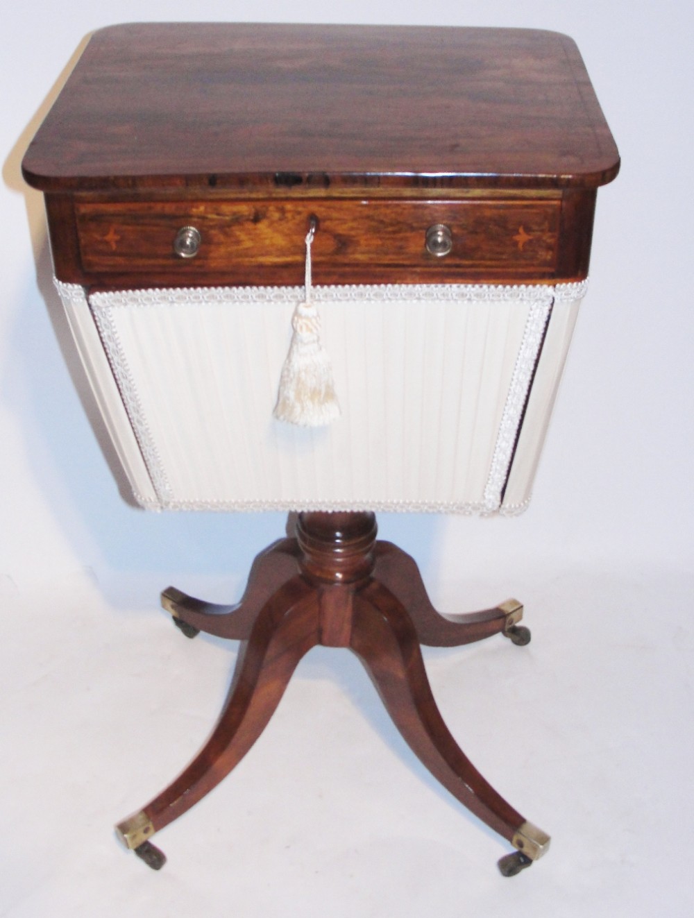 Regency rosewood work table  Circa 1815