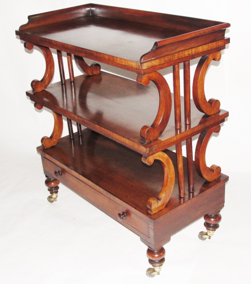 Scottish regency rosewood buffet  Circa 1820