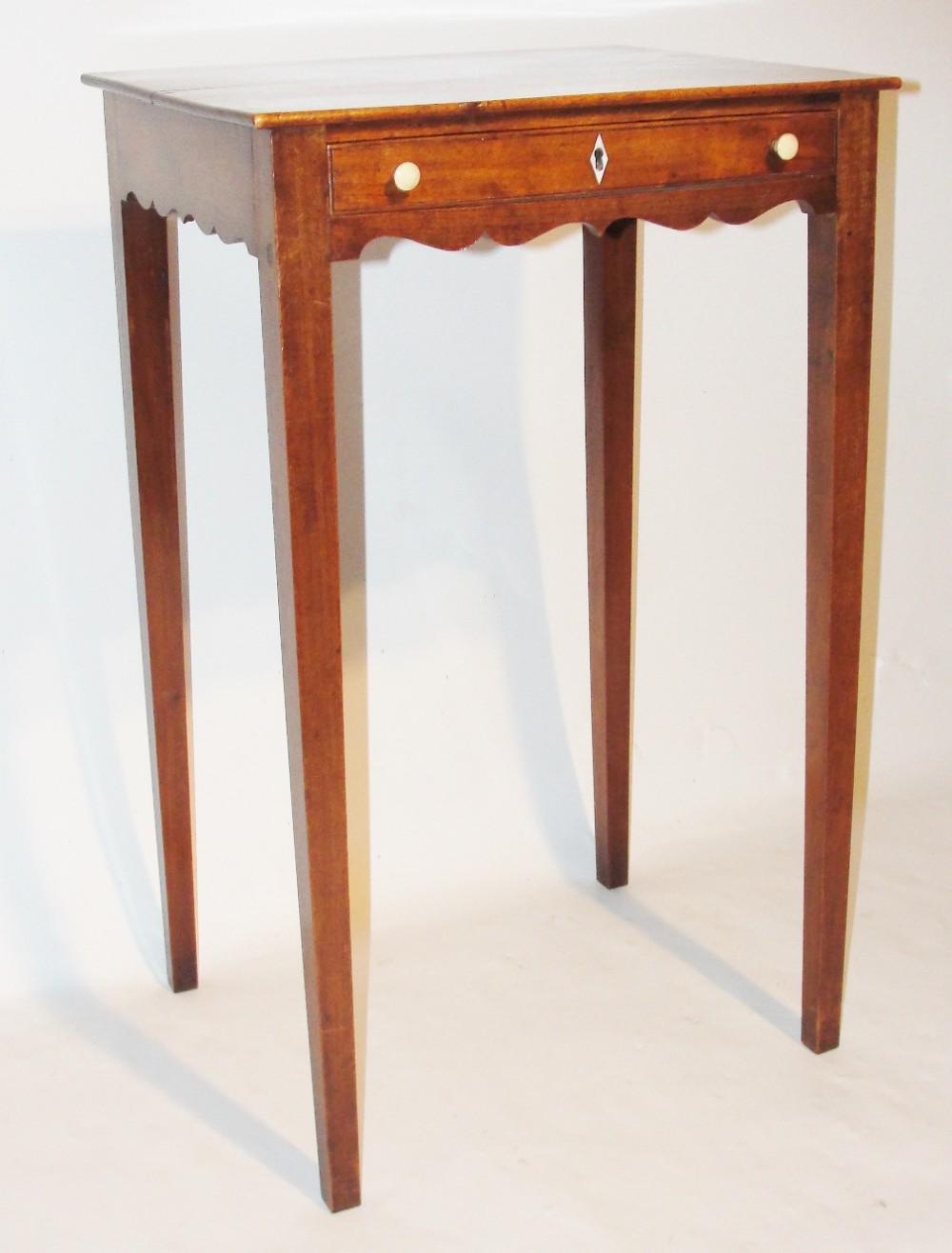 Small Georgian fruitwood side table. Circa 1795