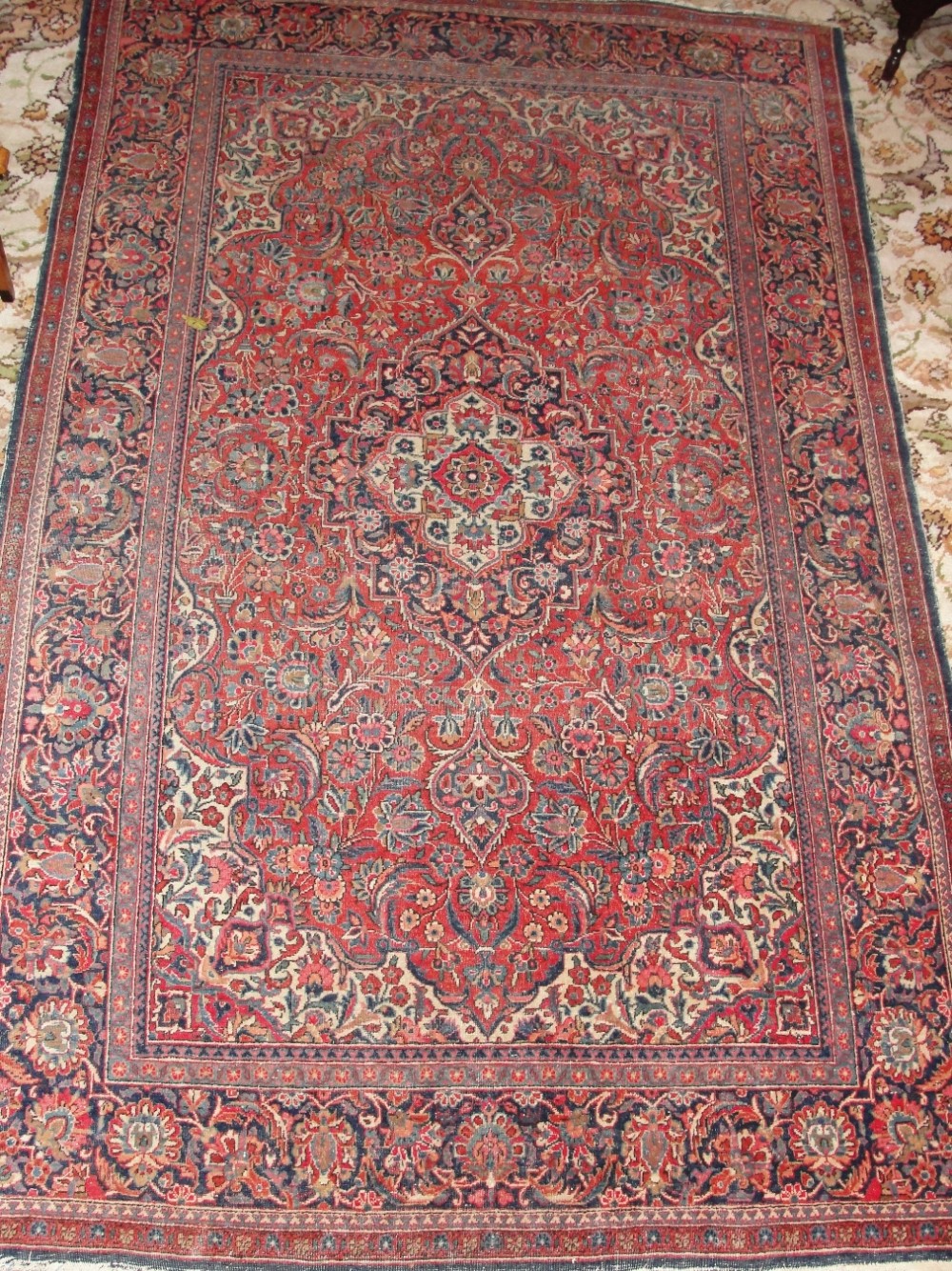Persian Kashan rug. Circa 1910
