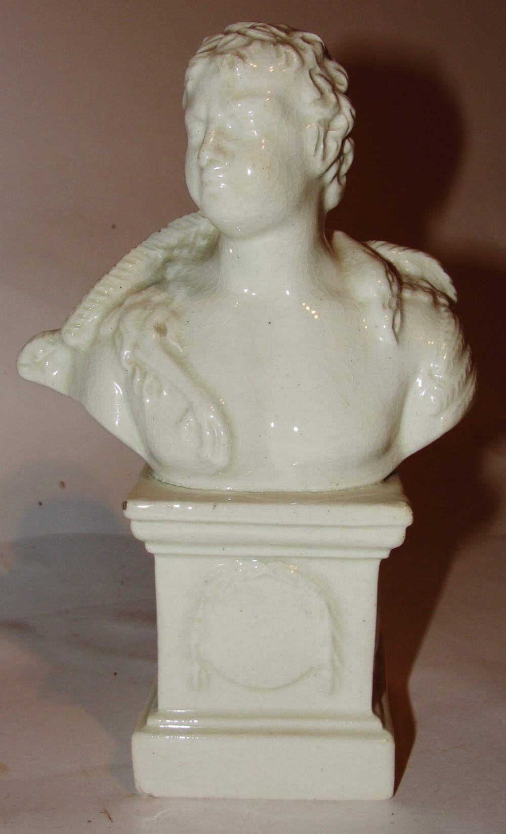 Georgian Leeds pottery figure 'Air'.  Circa 1790