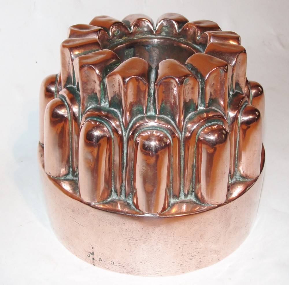 Victorian copper jelly mould. Circa 1860