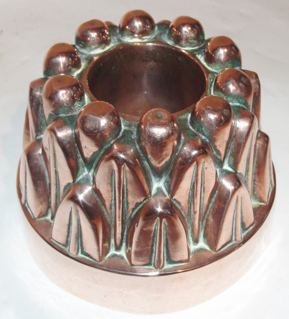 Victorian copper jelly mould. Circa 1860