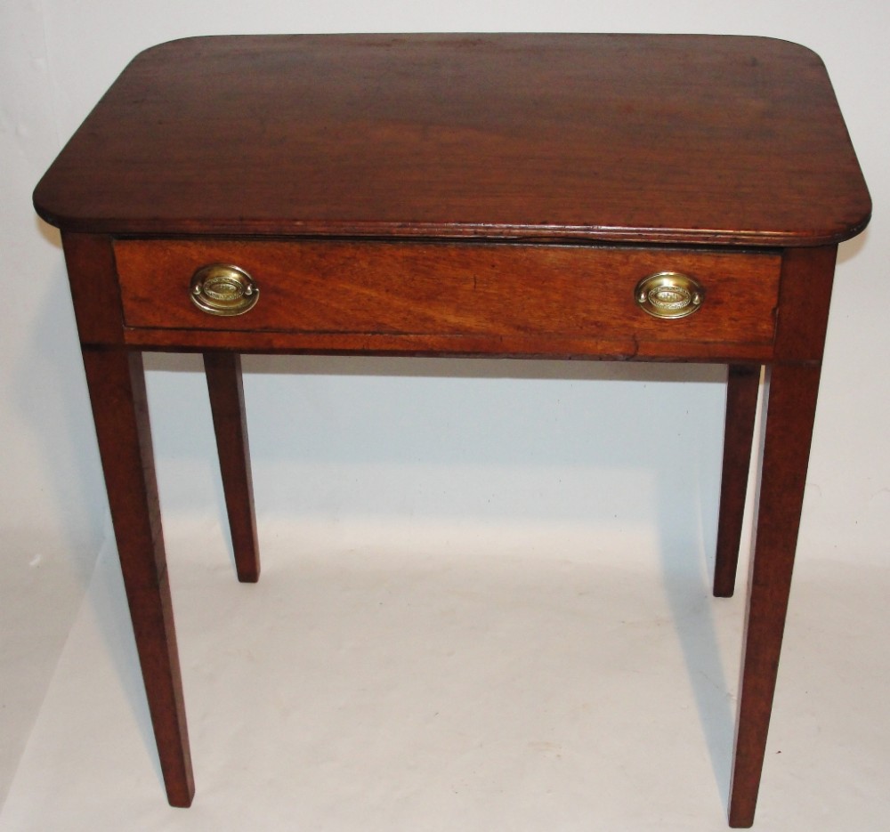 Georgian mahogany side table. Circa 1800