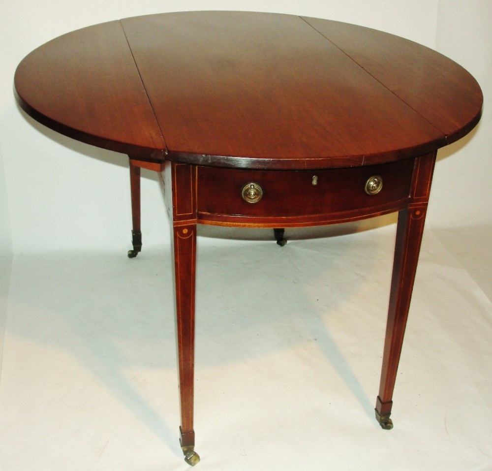 Scottish Sheraton mahogany pembroke table. Circa 1795