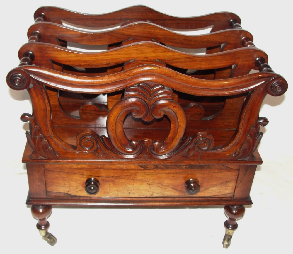 Regency rosewood canterbury. Circa 1825