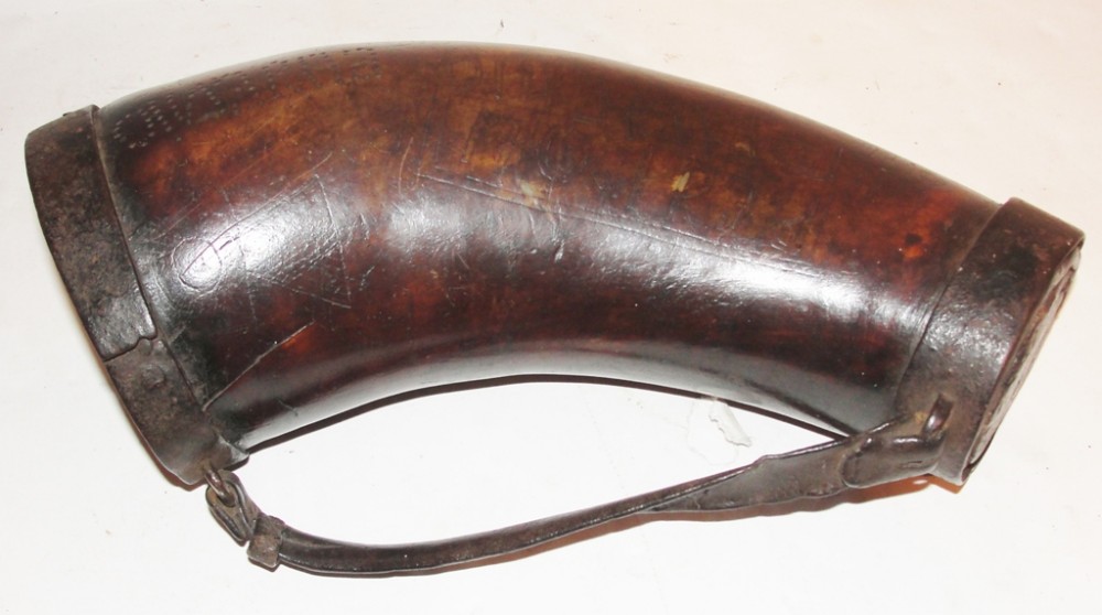 Georgian horn grain scoop. Circa 1780