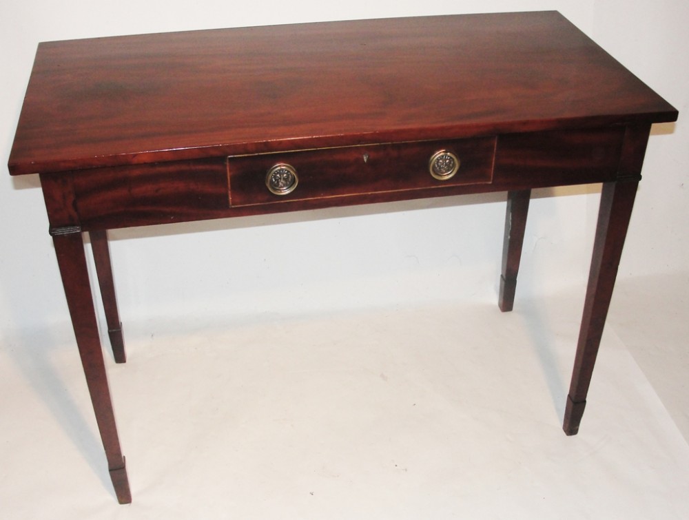 Georgian mahogany side table. Circa 1800