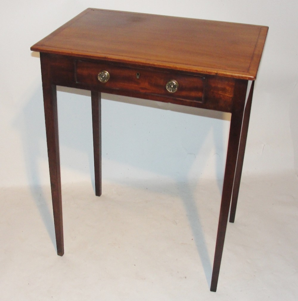 Georgian mahogany side table. Circa 1800
