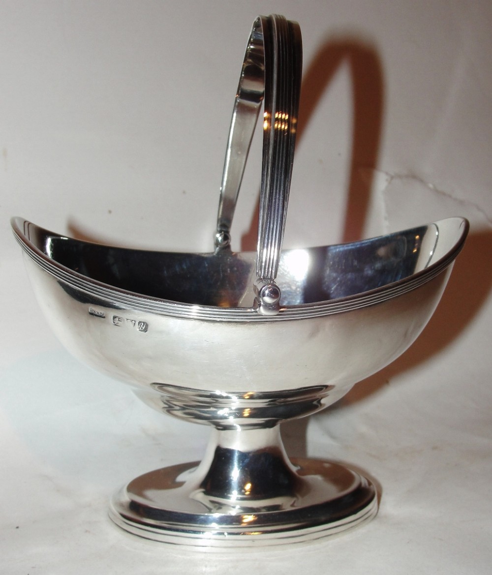 Chester silver sugar basket. 1924