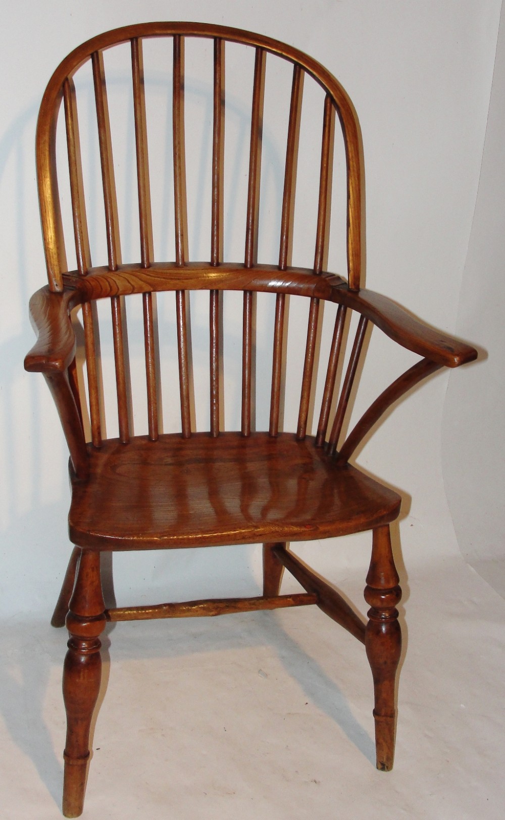Georgian elm stick back windsor chair. Circa 1835