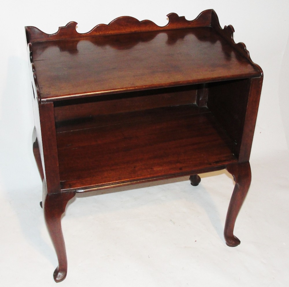 Georgian Dutch mahogany bedside cabinet. Circa 1770
