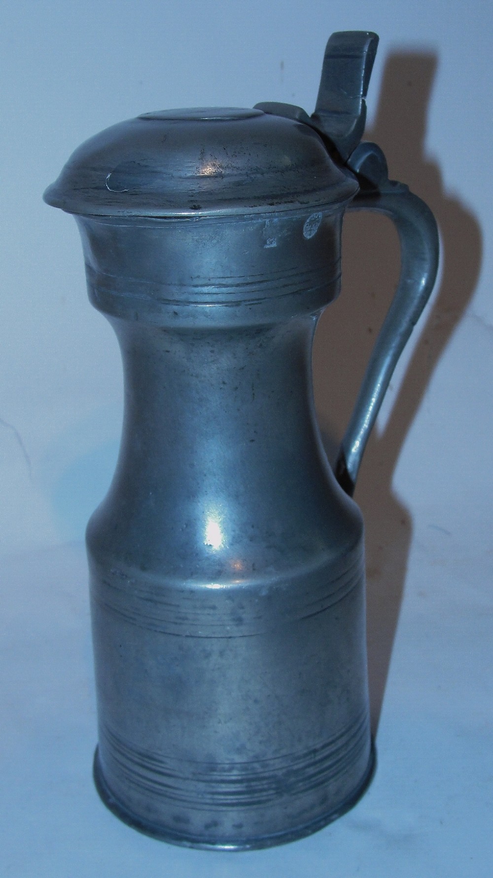 Scottish Georgian pewter small 'tappit hen'. Circa 1780