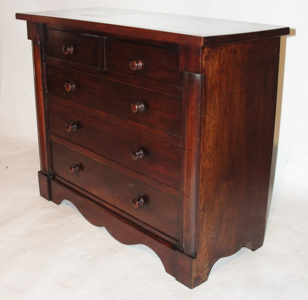 Georgian mahogany large miniature chest. Circa 1820