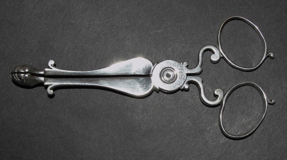 Georgian silver sugar nips. Circa 1765