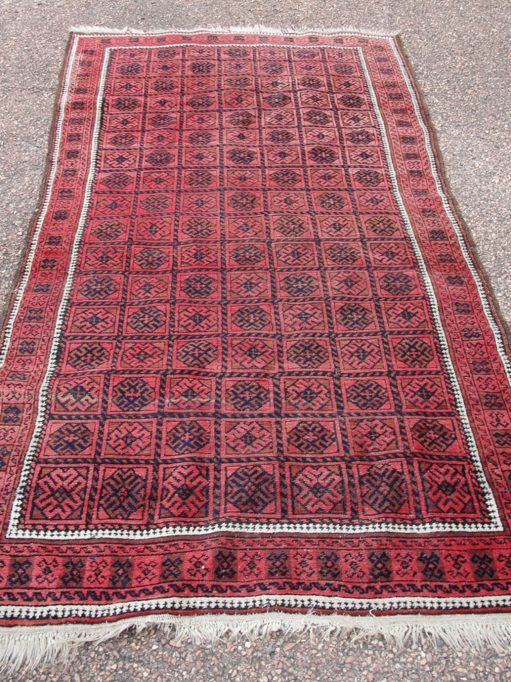 Antique Persian Balouche rug. Circa 1900
