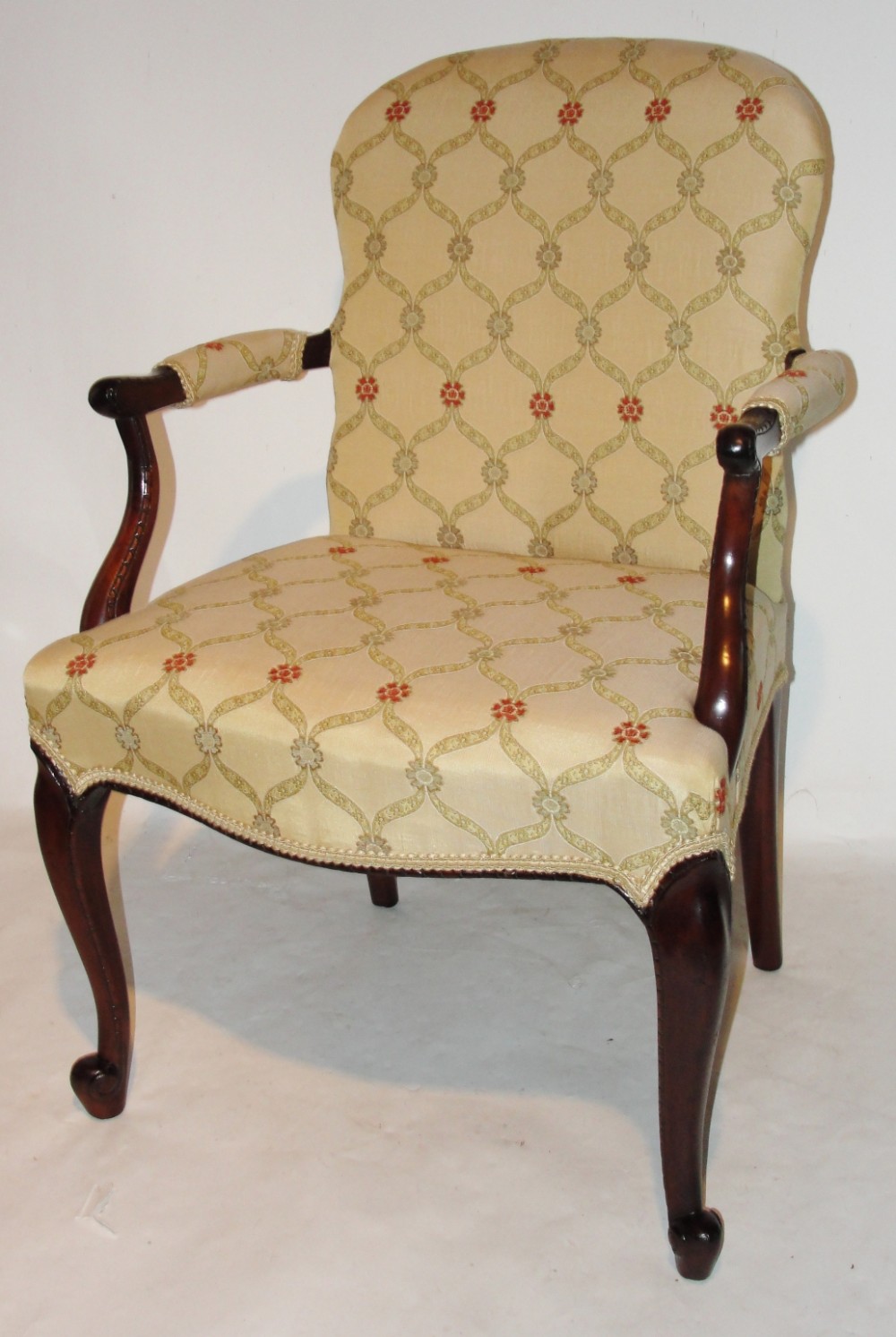 Georgian Hepplewhite salon arm chair. Circa 1785