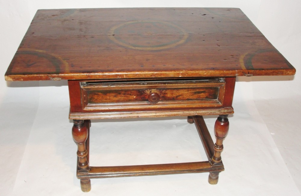18th. century Spanish pine side table. Circa 1780