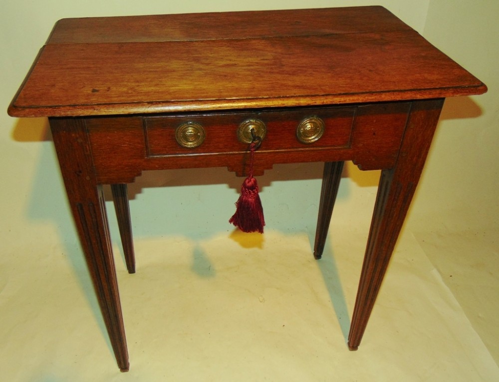 18th. century Dutch oak side table. Circa 1780