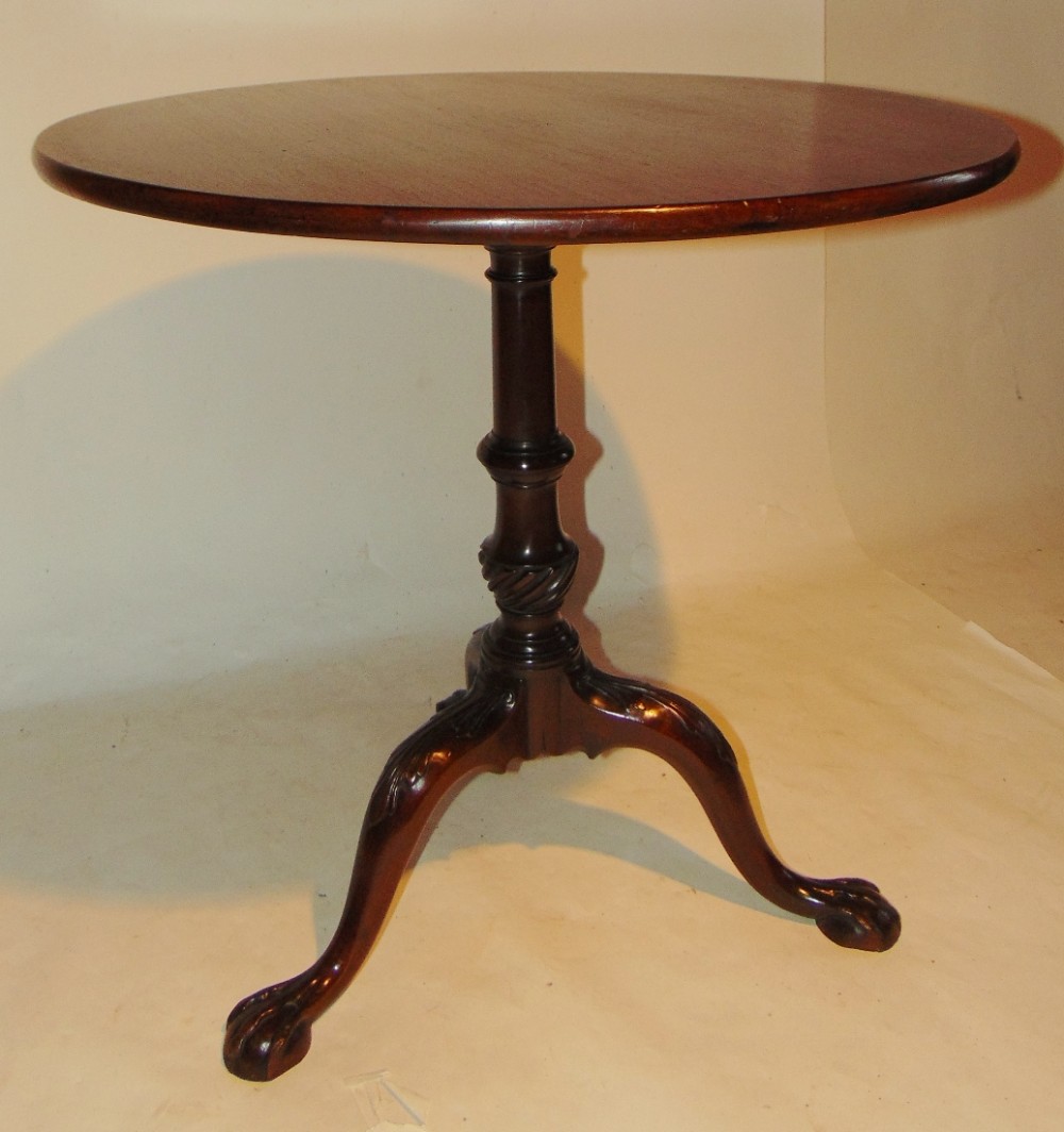 Georgian Chippendale mahogany tripod table.Circa 1760