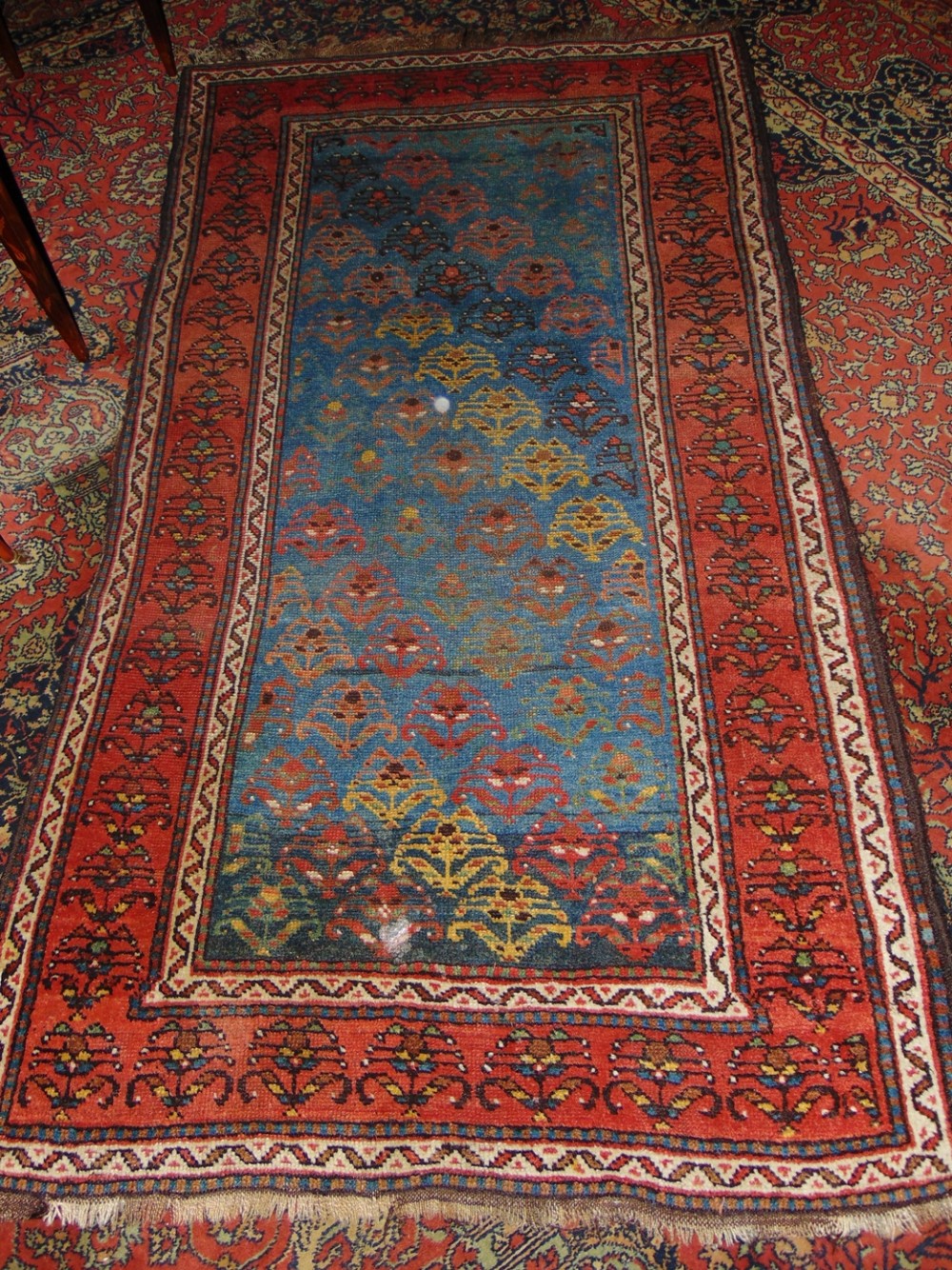 Antique Persian Kurdish rug. Circa 1900