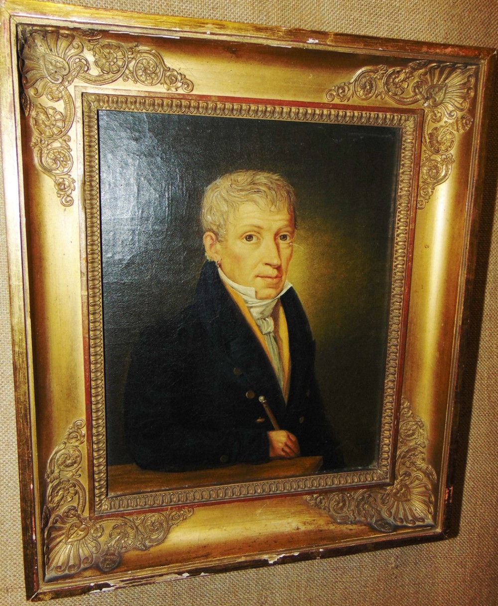 Portrait of Gentleman. Oil on canvas. Circa 1830
