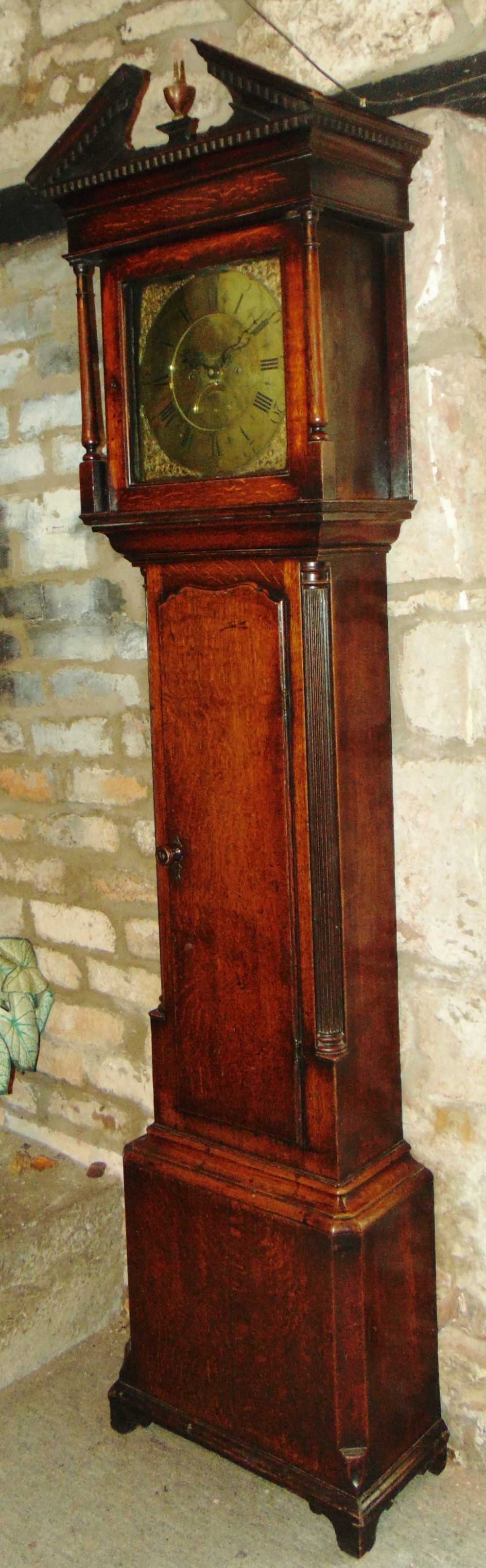Georgian oak longcase clock by Newby of Kendal. Circa 1770